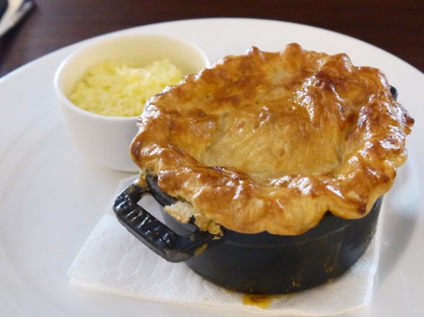fish soup pie crust at Hawksmoor Piccadilly fish soup pie crust at hawksmoor air street