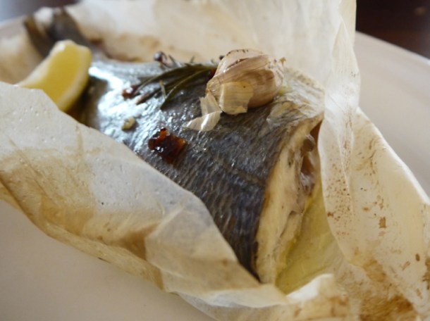 sea bream at Hawksmoor Piccadilly sea bream at hawksmoor air street