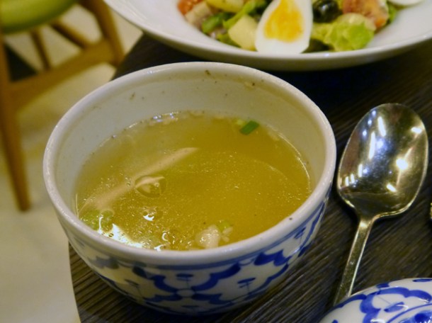bitter melon soup at Naamyaa Cafe bitter melon soup at naamyaa cafe