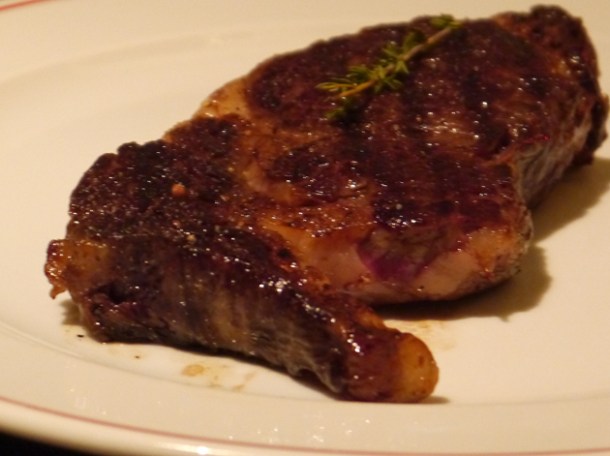 Danish rib eye steak rare at MASH danish rib eye steak rare at mash
