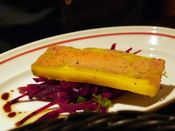 foie gras terrine at MASH foie gras terrine at mash