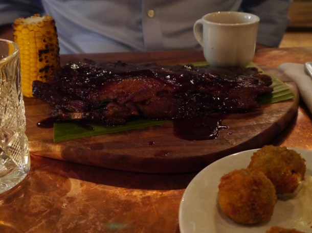 half rack of ribs starter at Beard to Tail half rack of ribs starter at beard to tail