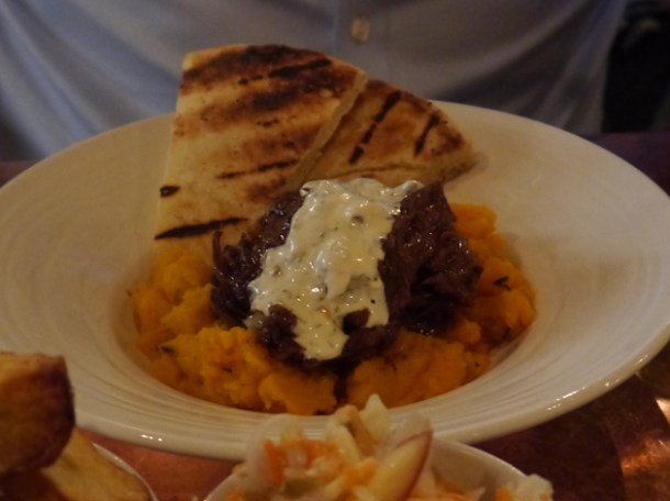 pulled featherblade steak at Beard to Tail pulled featherblade steak at beard to tail