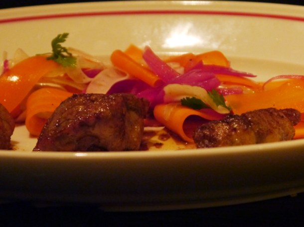 veal sweetbreads at MASH veal sweetbreads at mash
