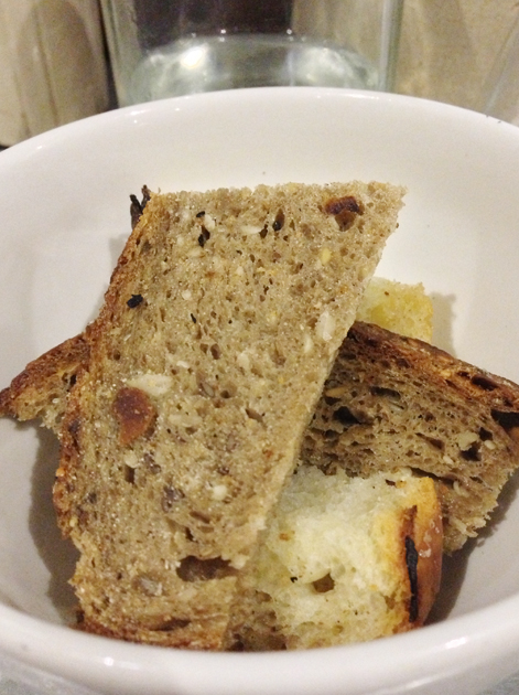 bread selection at 10 greek street