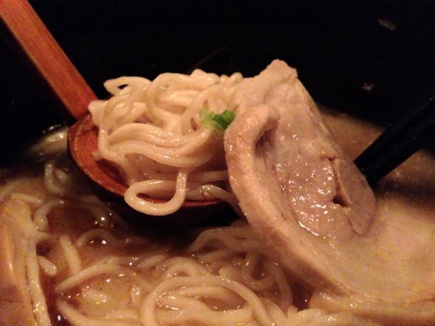 tonkotsu ramen closeup at tonkotsu soho
