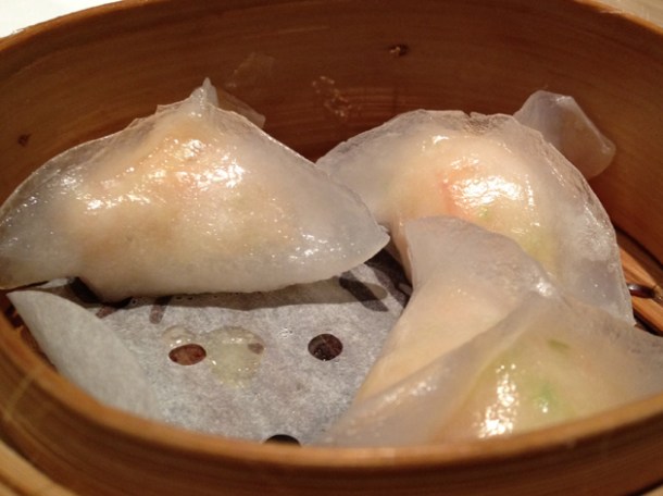 shrimp and courgette dumplings at Pearl Liang shrimp and courgette dumplings at pearl liang