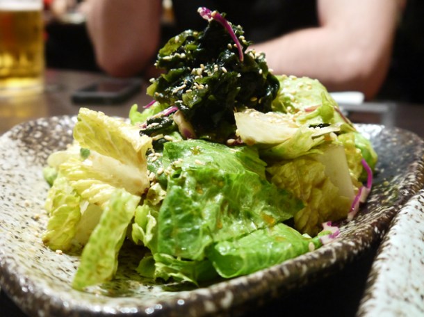 seaweed salad at moe yakiniku taipei