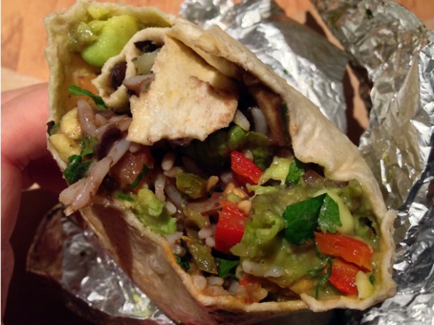 pork and cactus burrito at benitos hat