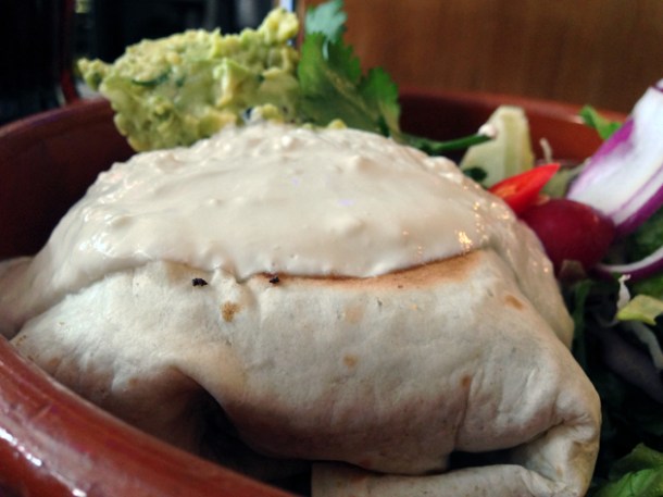 burrito at crazy homies
