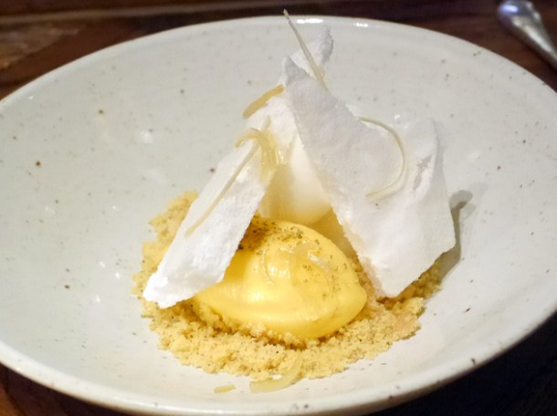 lemon curd pie at social eating house