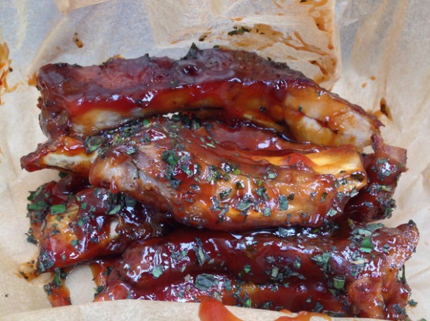barbecue baby back ribs at the joint