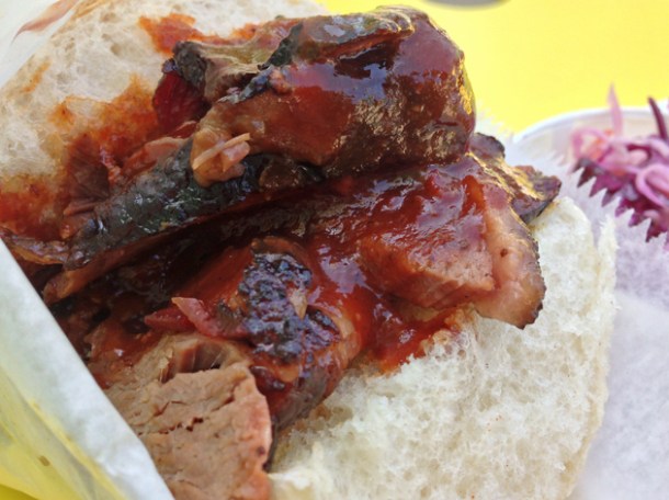 beef brisket bun from prairie fire