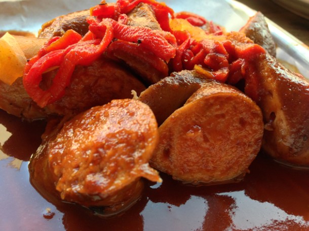 smoked sausage at rotary