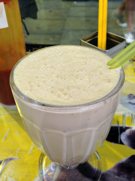 peanut butter milkshake at rub slow food diner