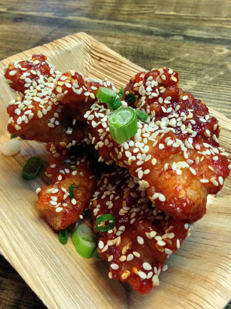 fried chicken strips at jubo