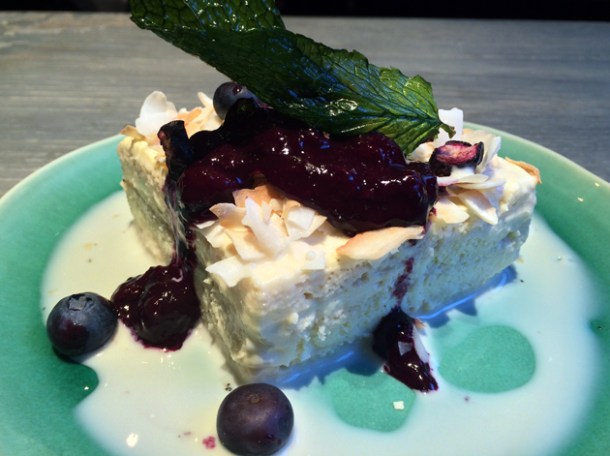 tres leches cake at peyote