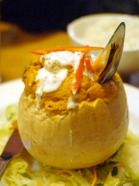 seafood mousse at rosa's cafe carnaby street