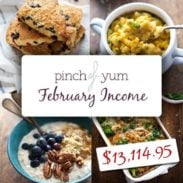 Income and Traffic Report - February 2014 | pinchofyum.com
