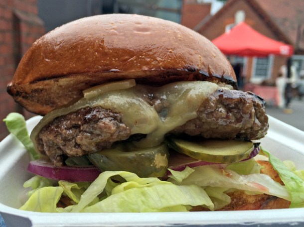 burger from backstreet diner