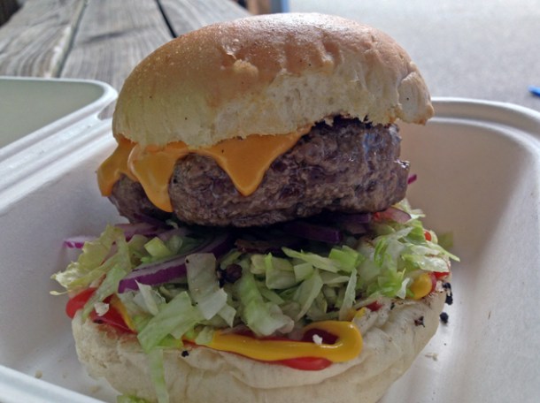 cheeseburger from burger bear