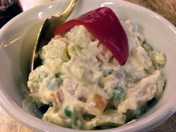 russian salad at bilbao berria london