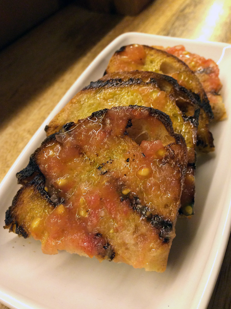 tomato bread at bilbao berria london