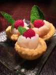 lychee yogurt tarts at plum valley