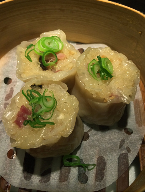 pork and mushroom sticky rice dumplings at ping pong