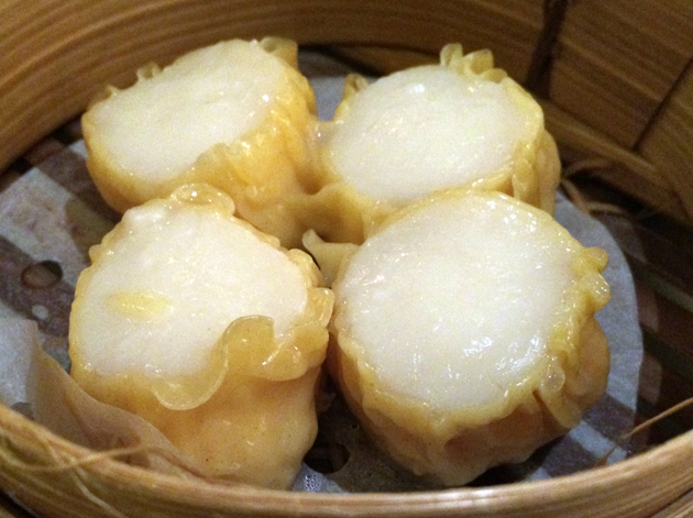 scallop dumplings at china tang
