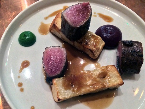 venison and celeriac at sixty four degrees london