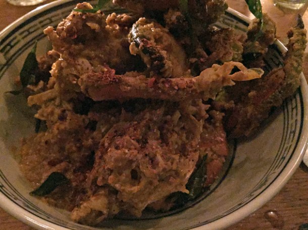 crab at smoking goat soho