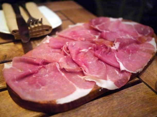 parma ham at in parma