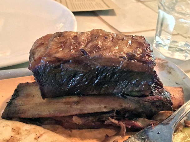 barbecue beef short rib at berber & q