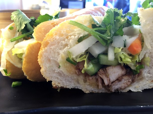 chicken banh mi at oi hanoi