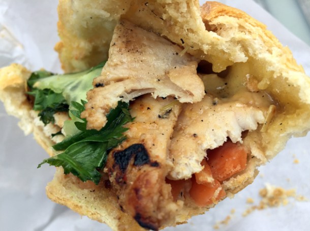chicken banh mi from vietnamese street food whitecross market