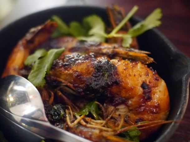 prawns at oklava