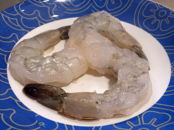 prawns at shuang shuang