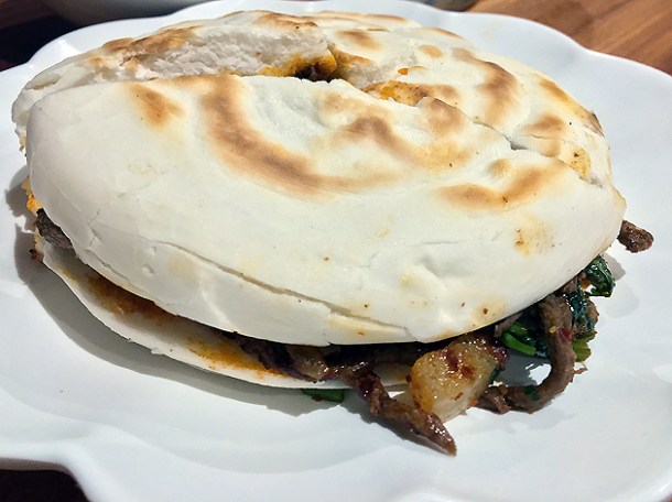 beef burger at xi'an impression