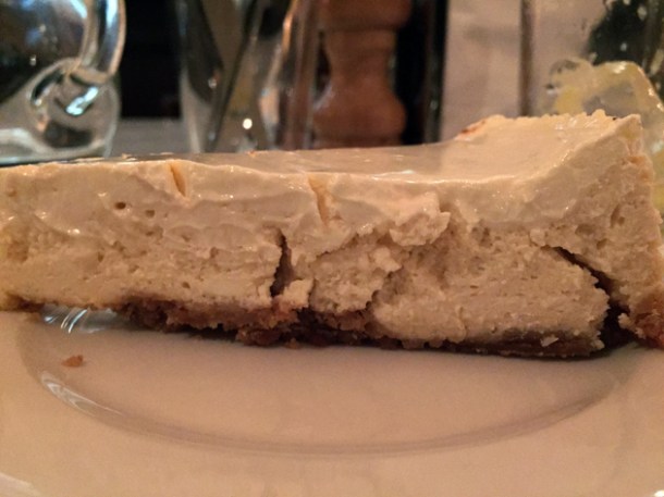 cheesecake at hill and szrok pub