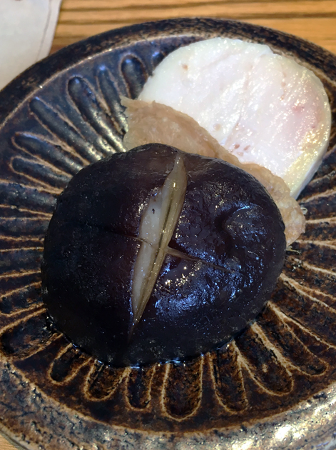 mushroom and chicken with smoked chicken broth at bao fitzrovia