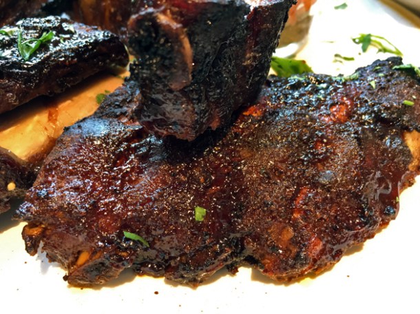 baby back ribs bbq whisky beer at the grey horse kingston