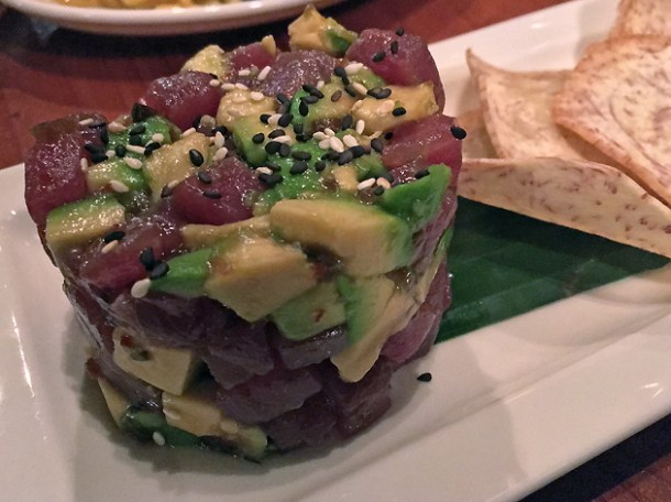 tuna poke at trader vic's