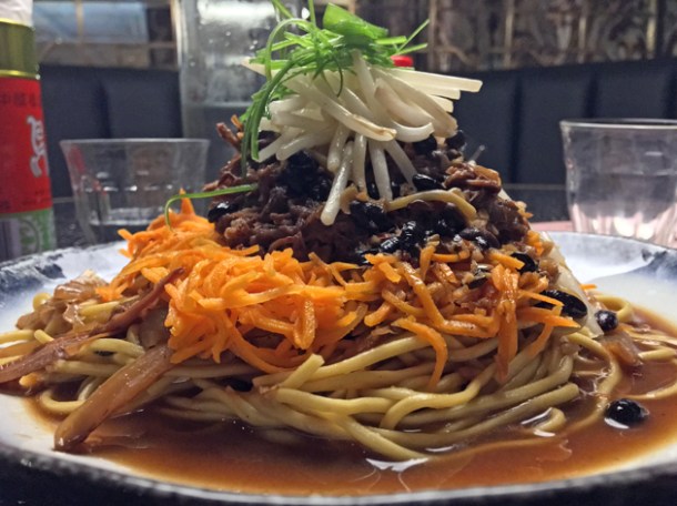 beef short rib lo mein at cha chaan teng london