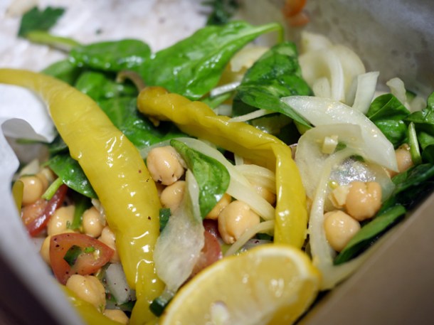 chickpea salad from pide oven
