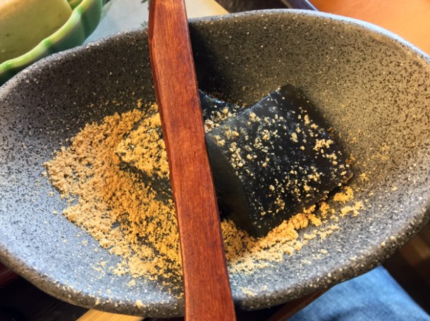 warabimochi at sagatoufuine