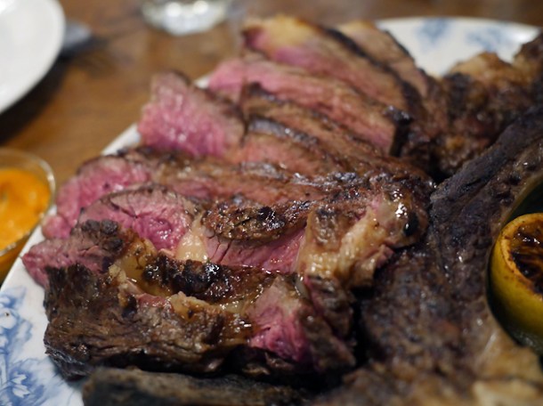 cote de boeuf at little smoke
