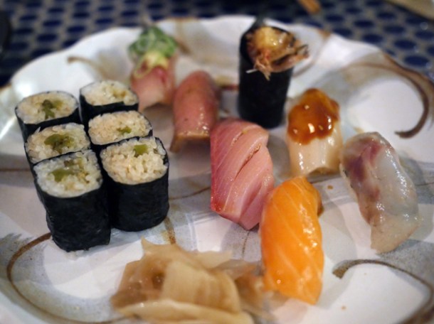 sushi at jugemu