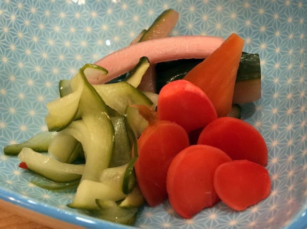 japanese pickles at machi-ya