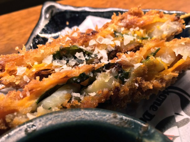 scallop kushikatsu at bone daddies old street